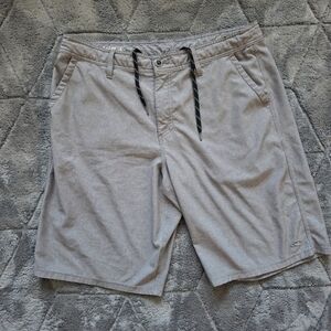 Oneill Grey Shorts Surfer Skater Swim Size 36 Beach Golf Travel